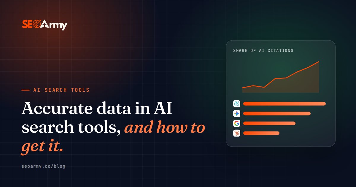 Accurate data in AI search tools, and how to get it.