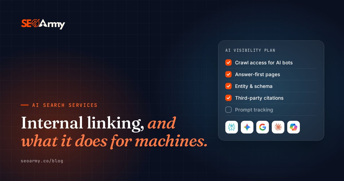 Internal linking, and what it does for machines.