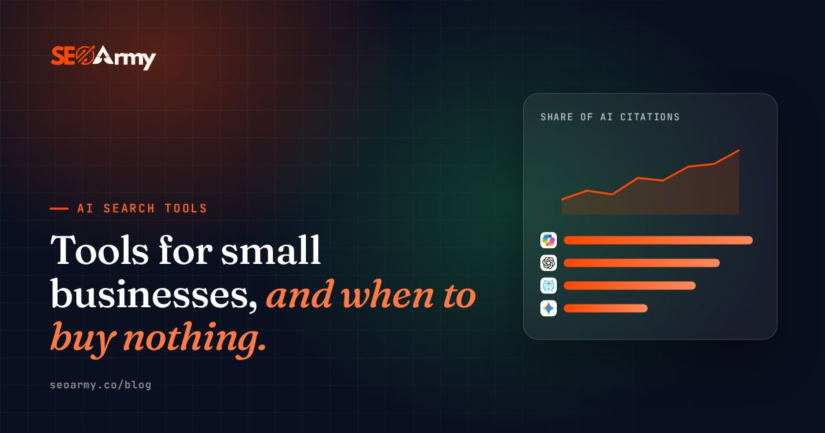 Tools for small businesses, and when to buy nothing.