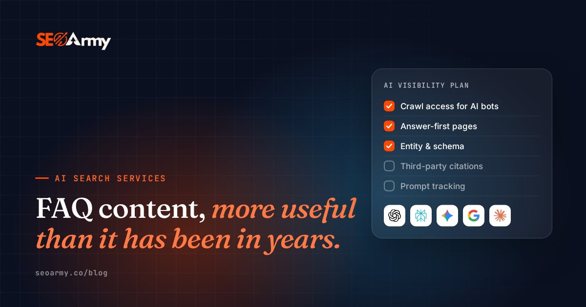 FAQ content, more useful than it has been in years.