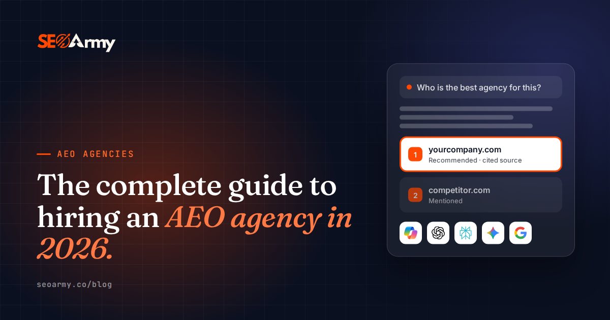 The complete guide to hiring an AEO agency (2026)